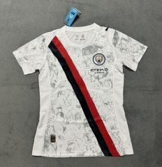 2025-2026 Manchester City Away White Thailand Female Soccer Jersey AAA-4506