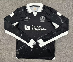 （s-4xl）25-26 Olimpia 2nd Away Black LS Thailand Soccer Jersey AAA-512