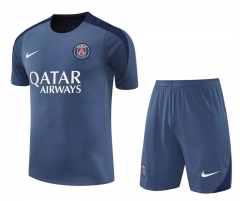 25-26 Paris SG Light Grey Thailand Training Soccer Uniform-418