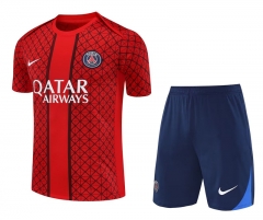 25-26 Paris SG Red Thailand Training Soccer Uniform-418