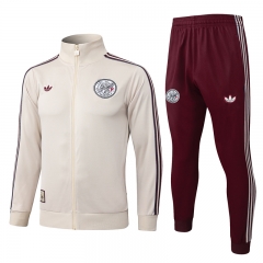 2024-25 Ajax Beige Thailand Soccer Jacket Uniform-815