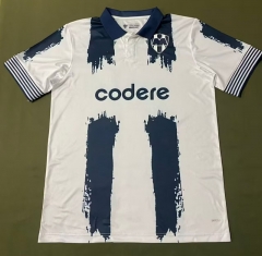 (S-4XL) 25-26 World Cup Monterrey White Thailand Soccer Jersey AAA-912