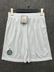 2025-26  Palmeiras Home White Thailand Soccer Shorts