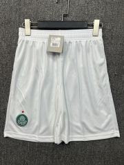 2025-26  Palmeiras Home White Thailand Soccer Shorts