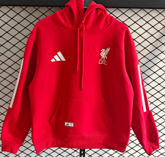 2025-26 Liverpool Red Thailand Soccer Tracksuit With Hat-LH
