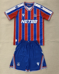 2025-2026 Crystal Palace Home Red&Blue Soccer Uniform-AY
