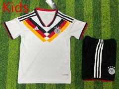2025-2026 Germany Home White Kids/Youth Soccer Uniform-1947