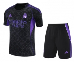 2025-2026 Real Madrid Black Training Soccer Uniform-418