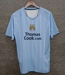 Retro Version 2007 Manchester City Home Blue Thailand Soccer Jersey AAA-2282