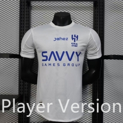 Player Version 2025-26 Al Hilal SFC Away White  Thailand Soccer Jersey AAA-888