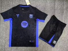25-26 Special Version Barcelona Black Soccer Uniform-718