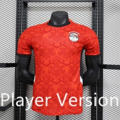 Player Version 2025-26 Egypt Home Red Thailand Soccer Jersey AAA-888