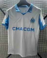 (S-4XL) 25-26 Olympique de Marseille Home White Thailand Sccer Jersey AAA-2044
