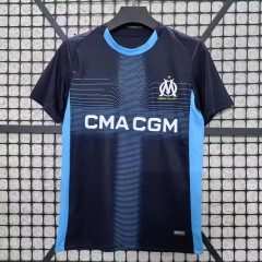 (S-4XL) 25-26 Olympique de Marseille Away Royal Blue Thailand Sccer Jersey AAA-2044