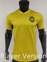 Player version 2025-26 Malaysia Home Yellow  Thailand Soccer Jersey AAA-888
