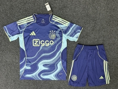 2025-2026 Ajax Away Blue Soccer Uniform-5526