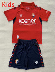 25-26 CA Osasuna Home Red Kids/Youth Soccer Uniform-AY
