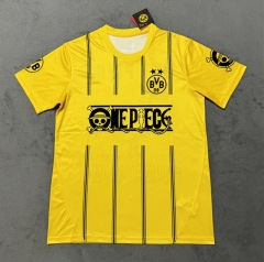 25-26 One Piece Borussia Dortmund Yellow Thailand Soccer Jersey AAA-4506