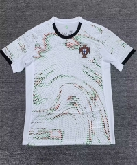 (S-4XL) 2025-2026 Portugal Away White Thailand Soccer Jersey AAA-2483