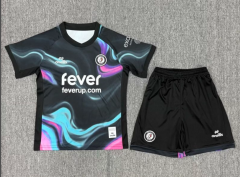 2025-26 Bristol City 2nd Away Black&Gray Kids/Youth Soccer Uniform