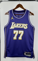 2025 flyer version Los Angeles Lakers Purple#77  NBA Jersey-311