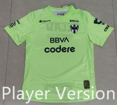 (S-4XL) Player Version 2025-2026 Monterrey Goalkeeper Green Thailand Soccer Jersey AAA-912