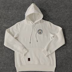 2024-25 Manchester City White Thailand Tracksuit Top With Hat-LH
