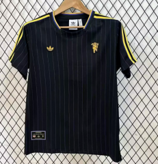 2025-2026  Manchester United Black Thailand Soccer Jersey