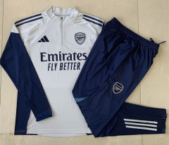 2025-2026 Arsenal Grey Thailand Soccer Tracksuit-815