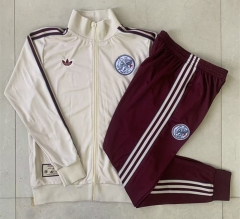 2025-2026 Ajax Beige Thailand Soccer Jacket Uniform-815