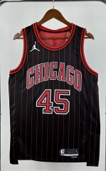 2025 Flyer Version Chicago Bulls Black&Red #45 NBA Jersey-311