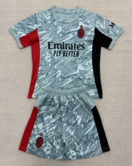 2025-26 AC Milan Goalkeeper Green Soccer Uniform-AY