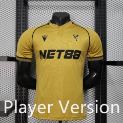 Player version 2025-26 Crystal Palace  Away Yellow Thailand Soccer Jersey AAA-888