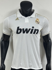 Retro Version 11-12 Real Madrid Home White Thailand Soccer Jersey-3685