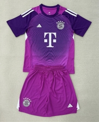 25-26 Bayern München Goalkeeper Purple Soccer Uniform-AY