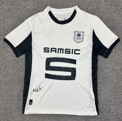 (S-4XL) 25-26 Stade Rennais Away White Thailand Soccer Jersey AAA-512