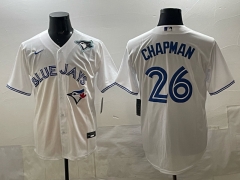 MLB Toronto Blue Jays White#26 Jersey(Logo 3)-0840