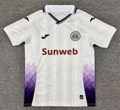 (S-4XL) 25-26 R.S.C. Anderlecht Away White Thailand Soccer Jersey AAA-512