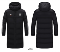 2025-26 Germany Black Cotton Coat With Hat-1836