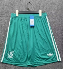 2025-2026 Liverpool 2nd Away Green Thailand Soccer Shorts