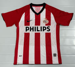 Retro Version 09-10 Eindhoven Home Red&White Thailand Soccer Jersey AAA-503
