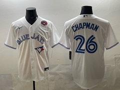 MLB Toronto Blue Jays White#26 Jersey(Logo 2)-0840