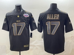 NFL Buffalo Bills Black&Gold#17 Jersey(Logo 2)-0840
