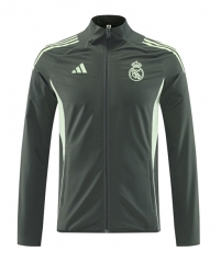 25-26 Real Madrid Dark Green Trench Coats-LH