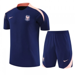 2025-26 France Royal Blue Thailand Soccer Uniform-4627