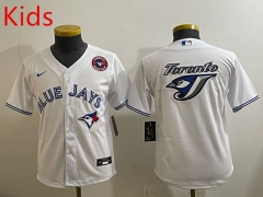 MLB Toronto Blue Jays White Kids/Youth Jersey-0840