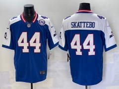 NFL New York Giants Retro Version 3rd Generation Blue&White #44 Jersey-0840