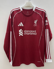 （s-4xl）2025-26 Liverpool Home Red LS Thailand Soccer AAA-9268