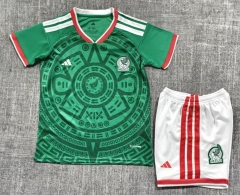 2025-26 Mexico Home Green Soccer Uniform-0299