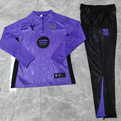 2025-2026 Barcelona Purple Thailand Soccer Tracksuit-411